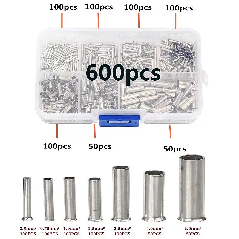 600/700pcs Bare Terminal Tubul - đánh giá và giá Nuts Mix