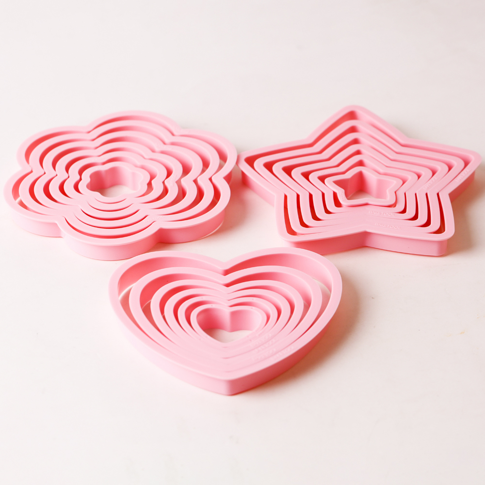 1set/3sets Pink Heart Star Flo - đánh giá và giá Cookies Pack