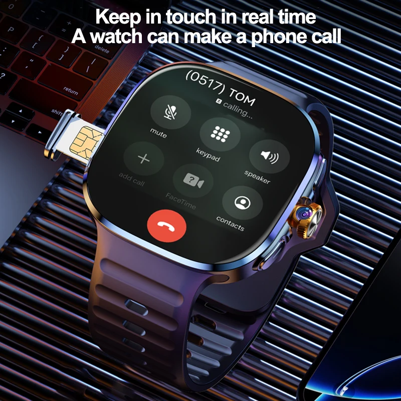 New Large Screen Smartwatch 4G - đánh giá và giá Seaweed Snack
