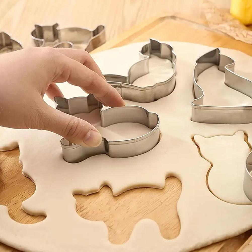 9Pcs Cat Cookie Cutters Set As - đánh giá và giá Cookies Pack