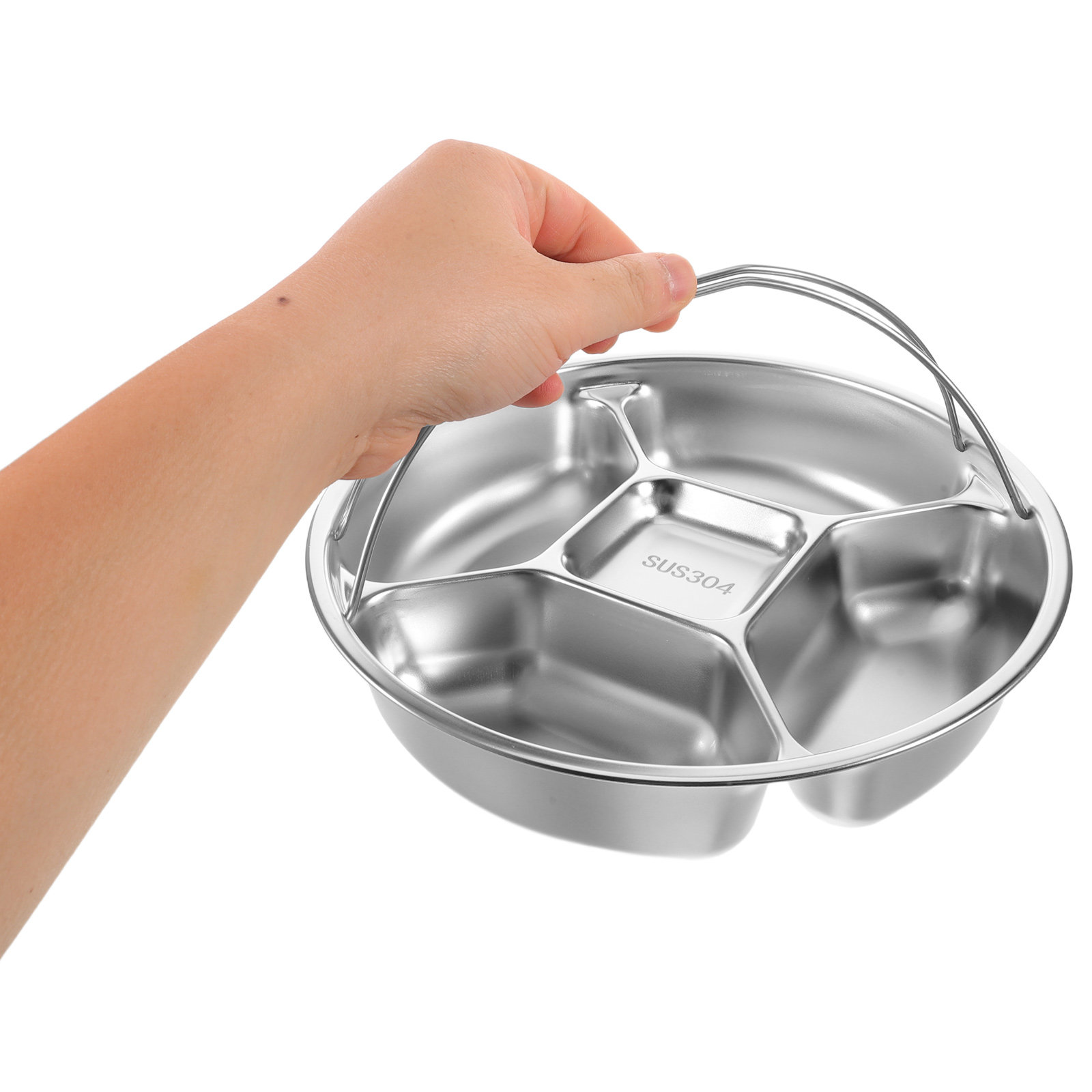 Stainless Steel Divided Servin - đánh giá và giá Healthy Snacks Food
