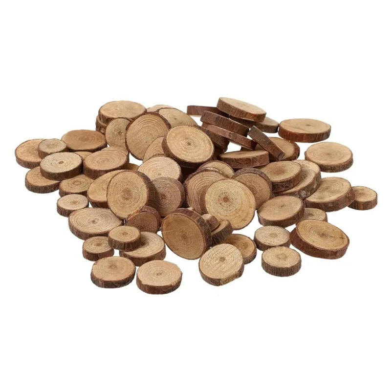 30PCS 1-3CM Unfinished Wood Sl - đánh giá và giá Cookies Pack