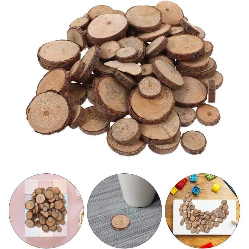 30PCS 1-3CM Unfinished Wood Sl - đánh giá và giá Cookies Pack