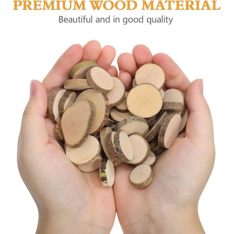 30PCS 1-3CM Unfinished Wood Sl - đánh giá và giá Cookies Pack