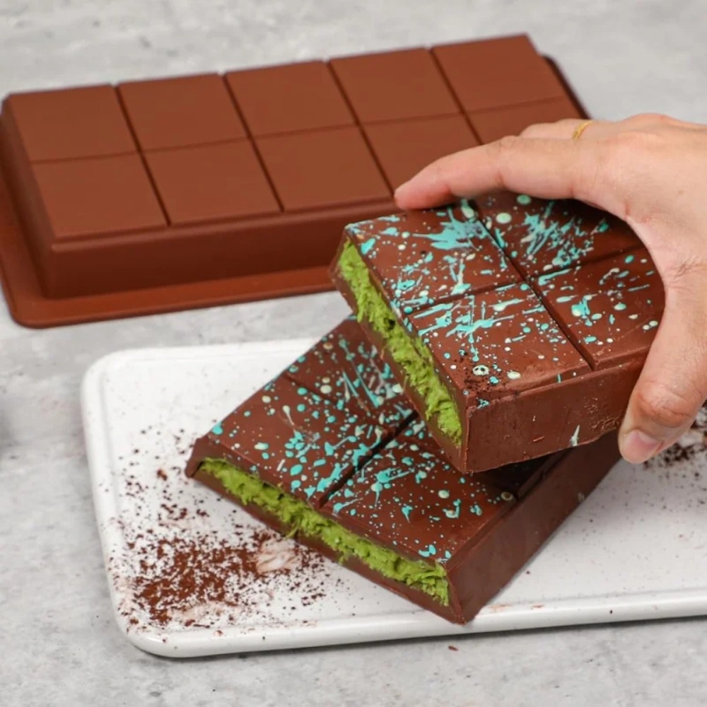 Chocolate Bar Molds Silicone B - đánh giá và giá Protein Bar