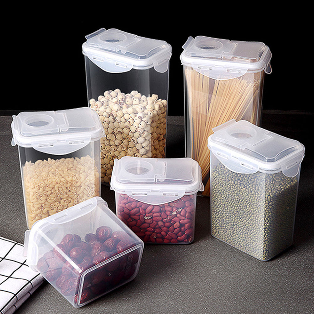 2Pcs Storage Jar Set Plastic A - đánh giá và giá Dried Fruit