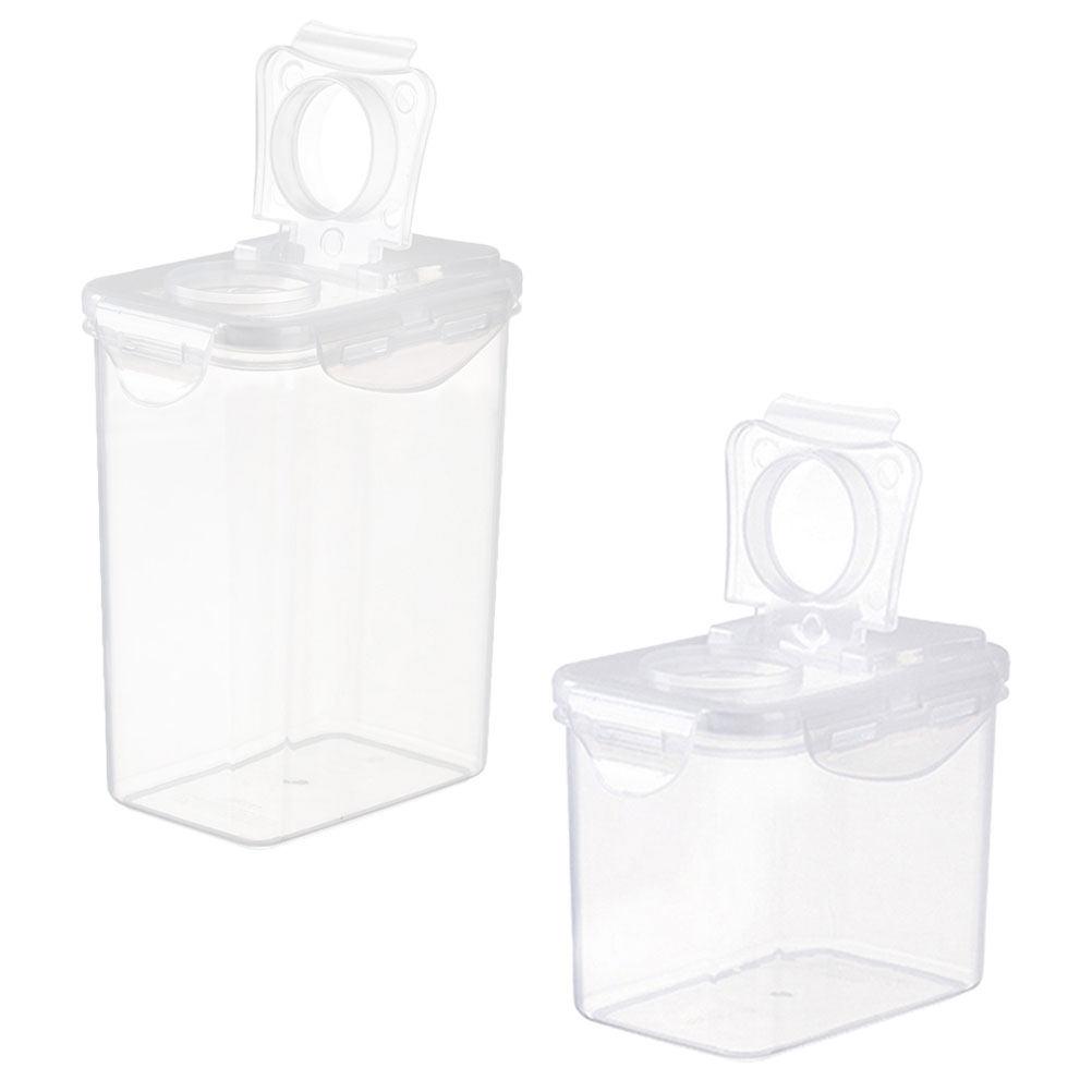 2Pcs Storage Jar Set Plastic A - đánh giá và giá Dried Fruit