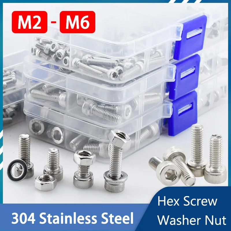 M2 M3 M4 M5 M6 304 Stainless S - đánh giá và giá Nuts Mix