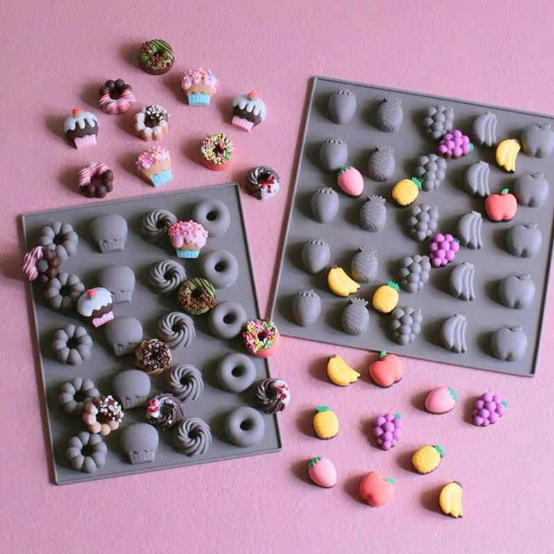 Multicavity Fruit Silicone Cho - đánh giá và giá Chocolate Snack