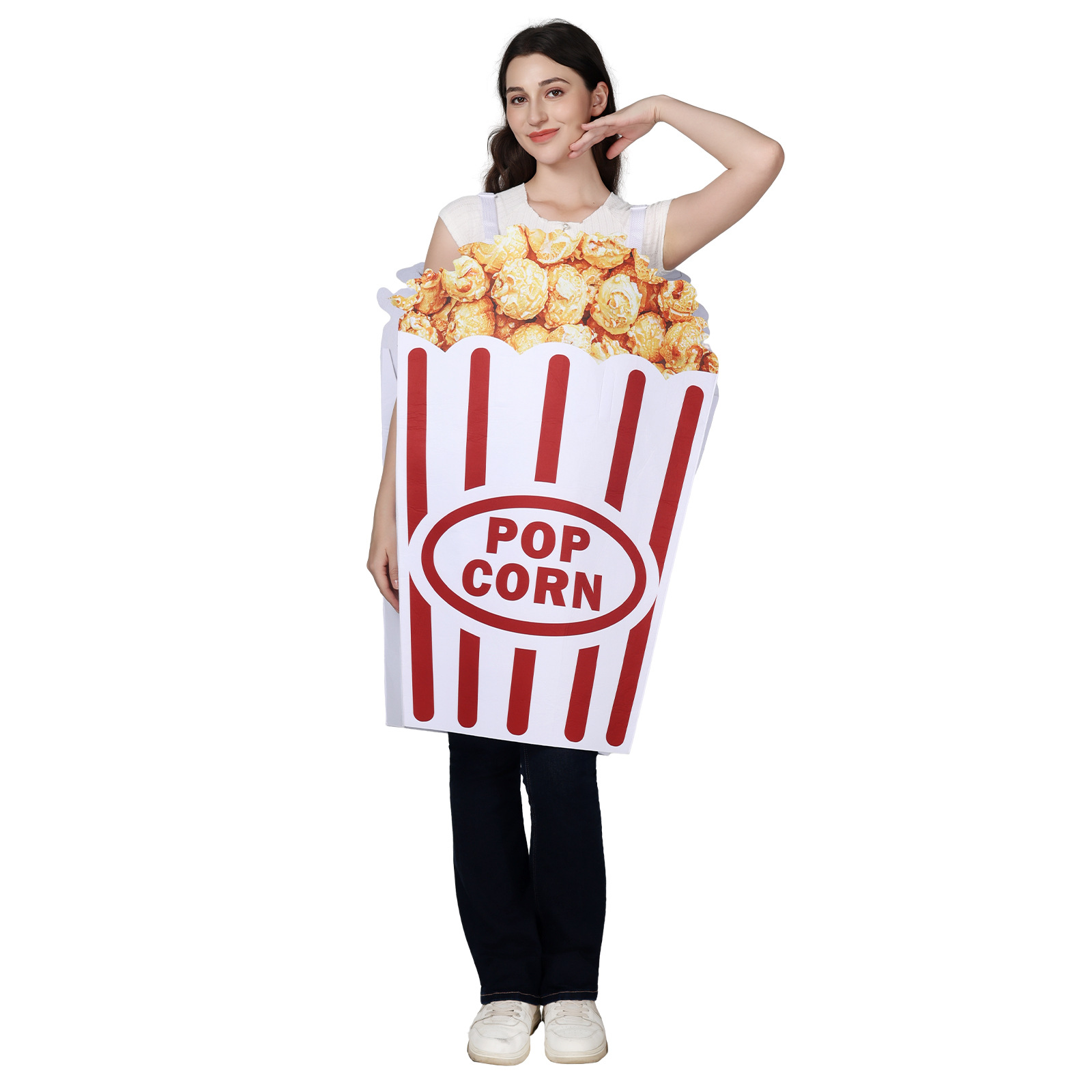 Adult Popcorn Box Costume Funn - đánh giá và giá Popcorn
